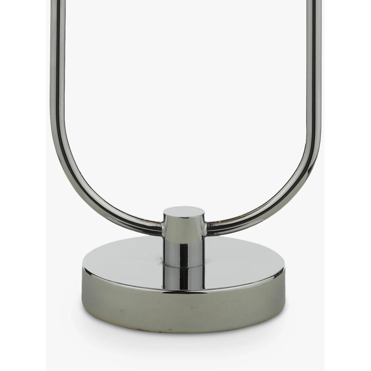 Där Mikara Glass Table Lamp, Polished Chrome – image 4