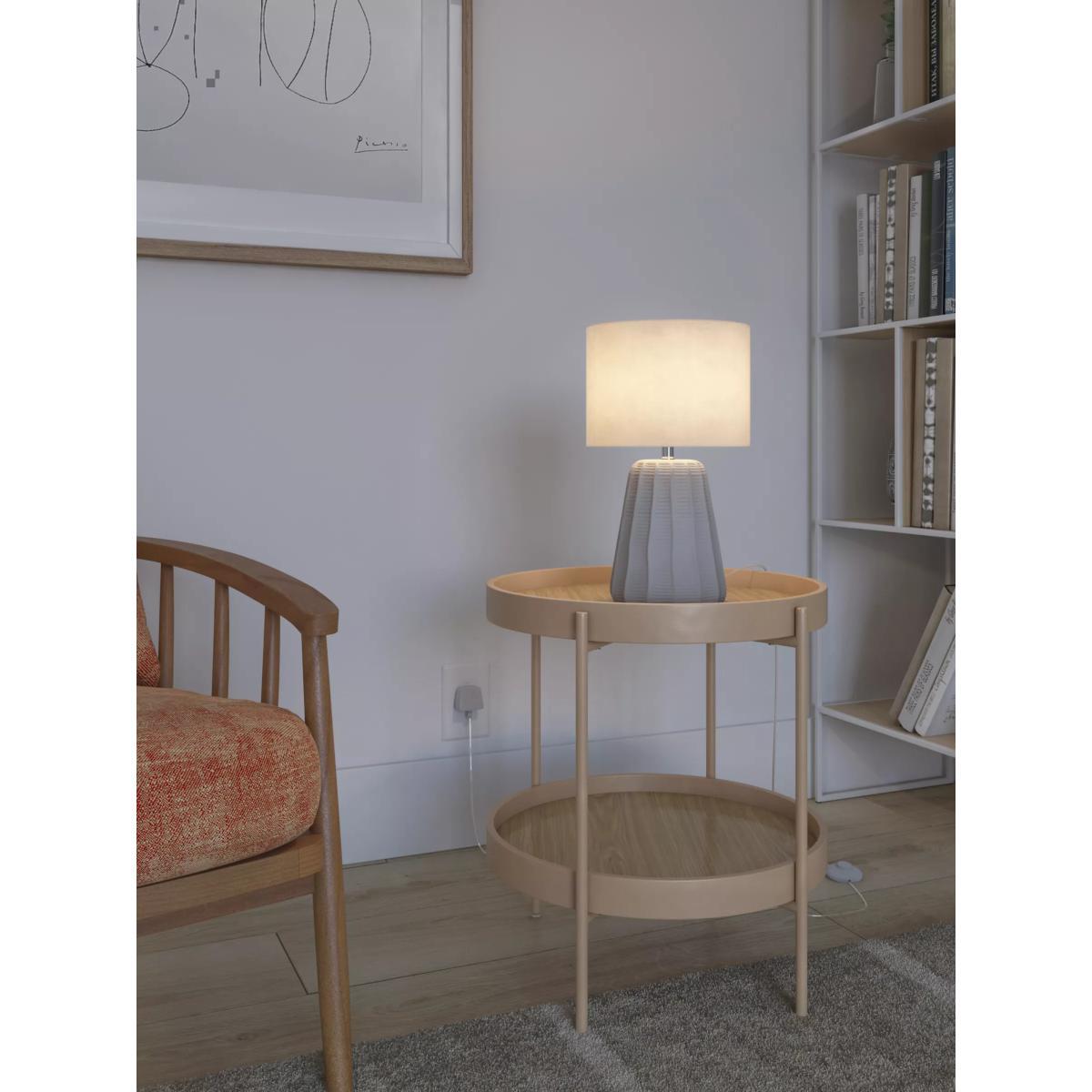 John Lewis & Partners Mini Luka Ceramic Table Lamps, Set of 2, White – image 4