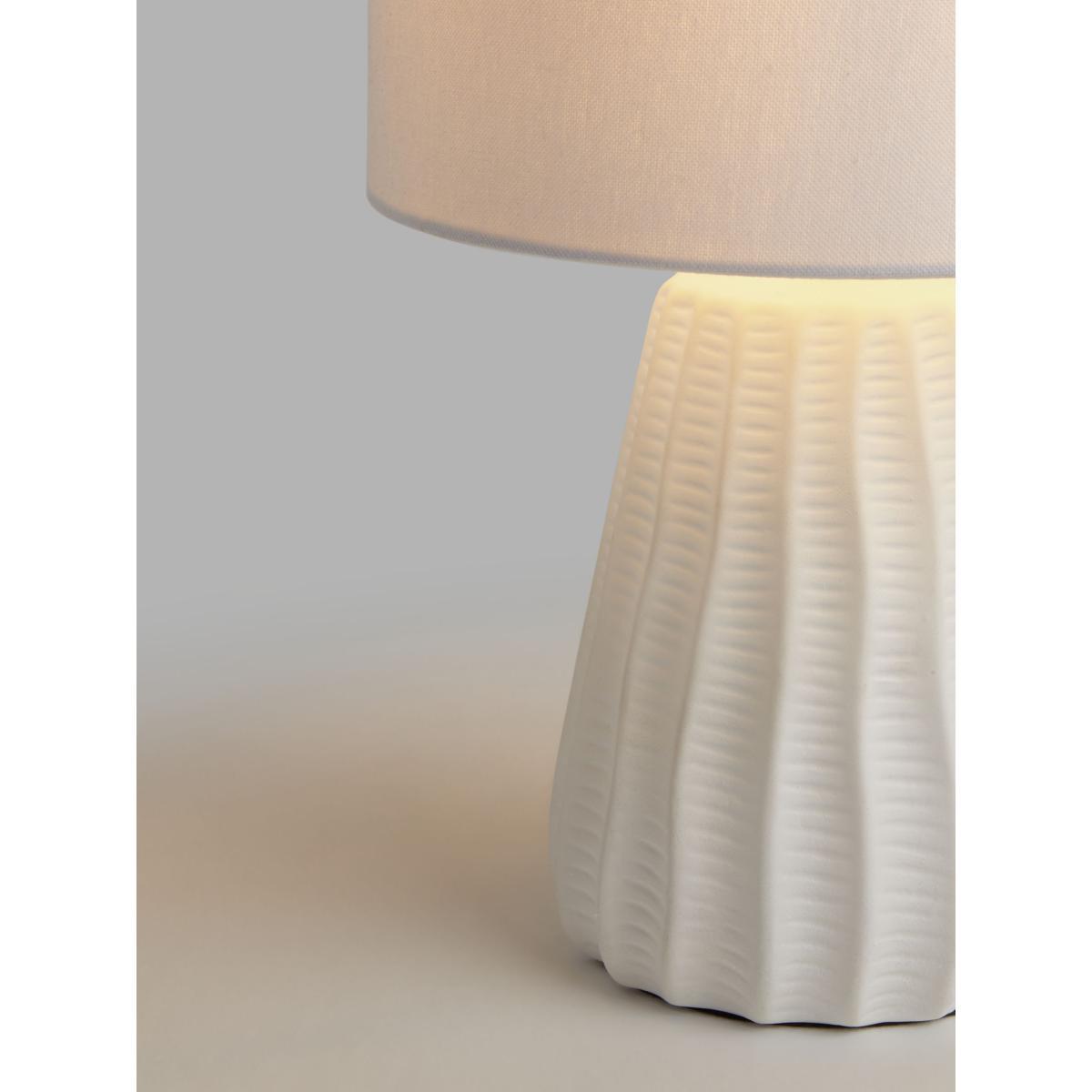 John Lewis & Partners Mini Luka Ceramic Table Lamps, Set of 2, White – image 5