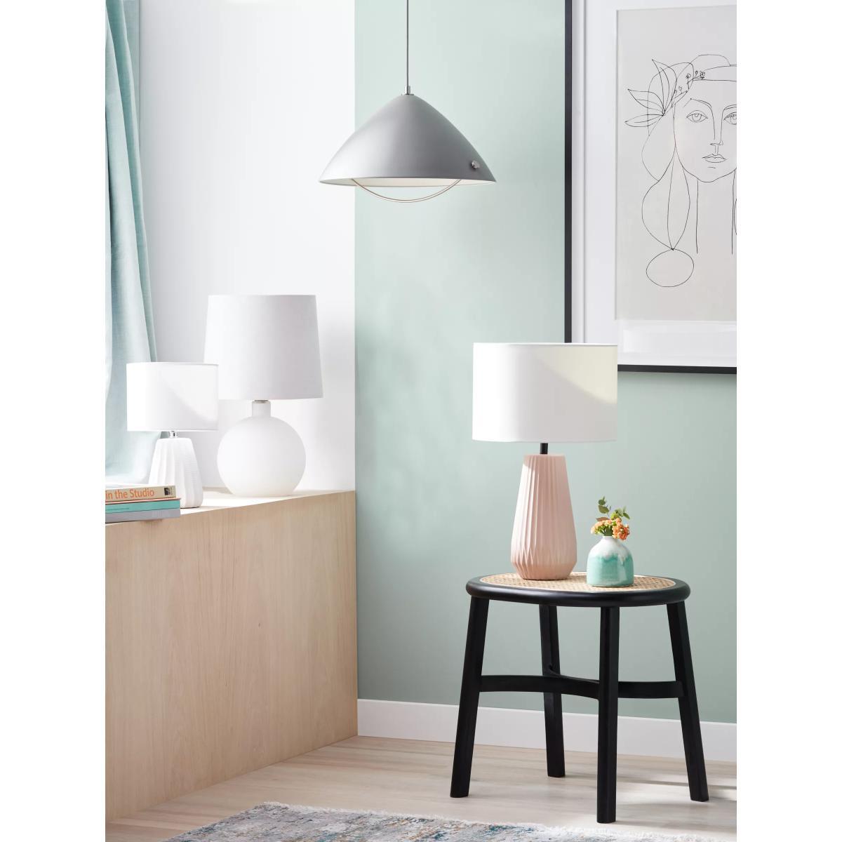 John Lewis & Partners Mini Luka Ceramic Table Lamps, Set of 2, White – image 6