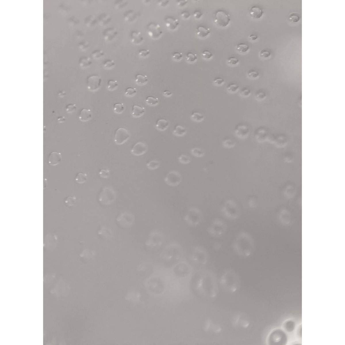 One.World Clifton Bubbled Glass Base Linen Shade Table Lamp, Clear – image 2