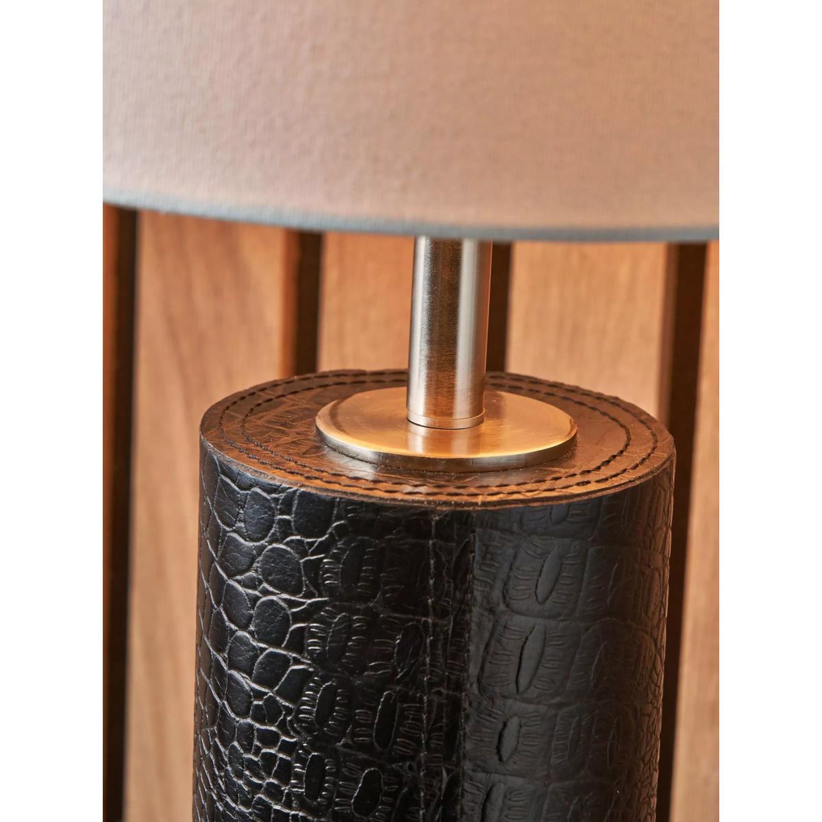 Pacific Lifestyle Laurence Cylinder Table Lamp, Black – image 3