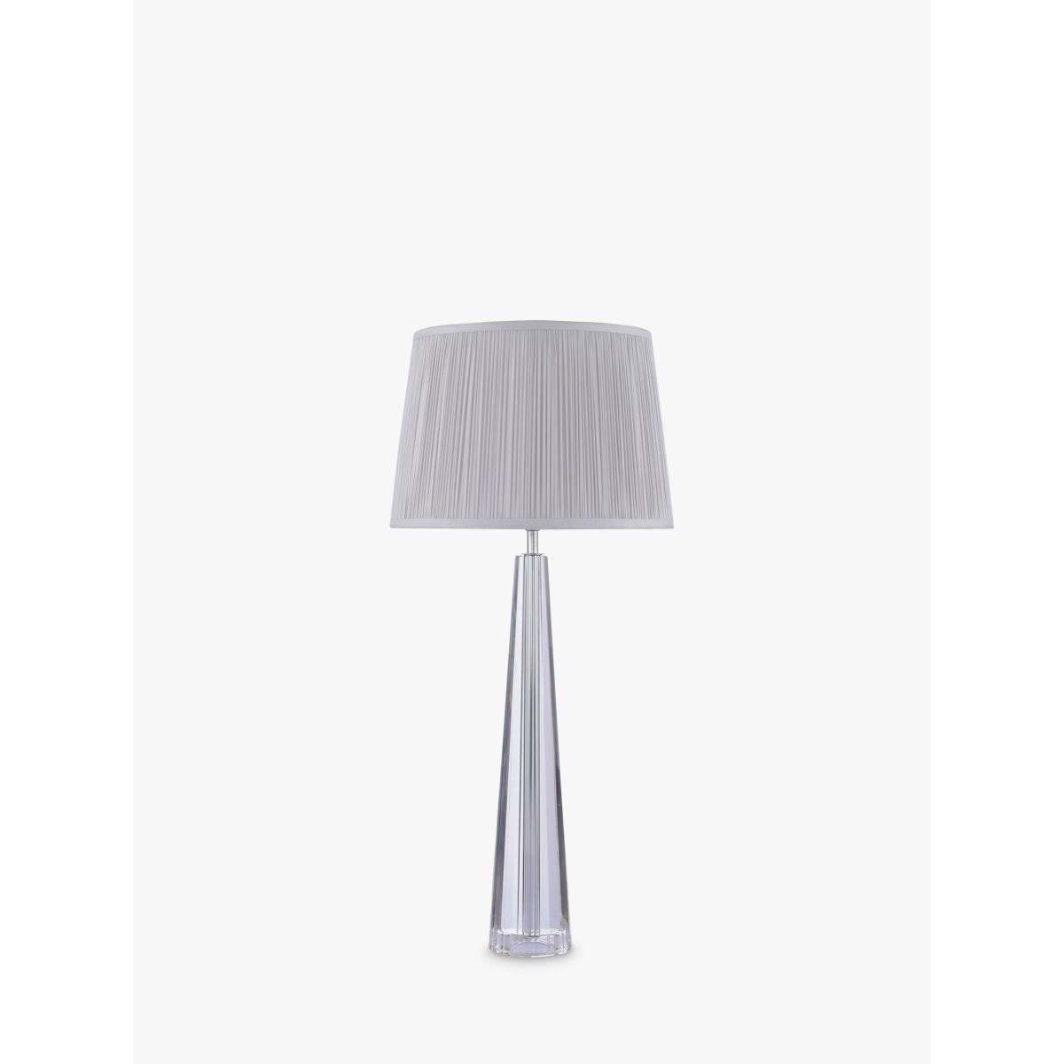 Laura Ashley Blake Tall Crystal Glass Table Lamp, Clear – image 2