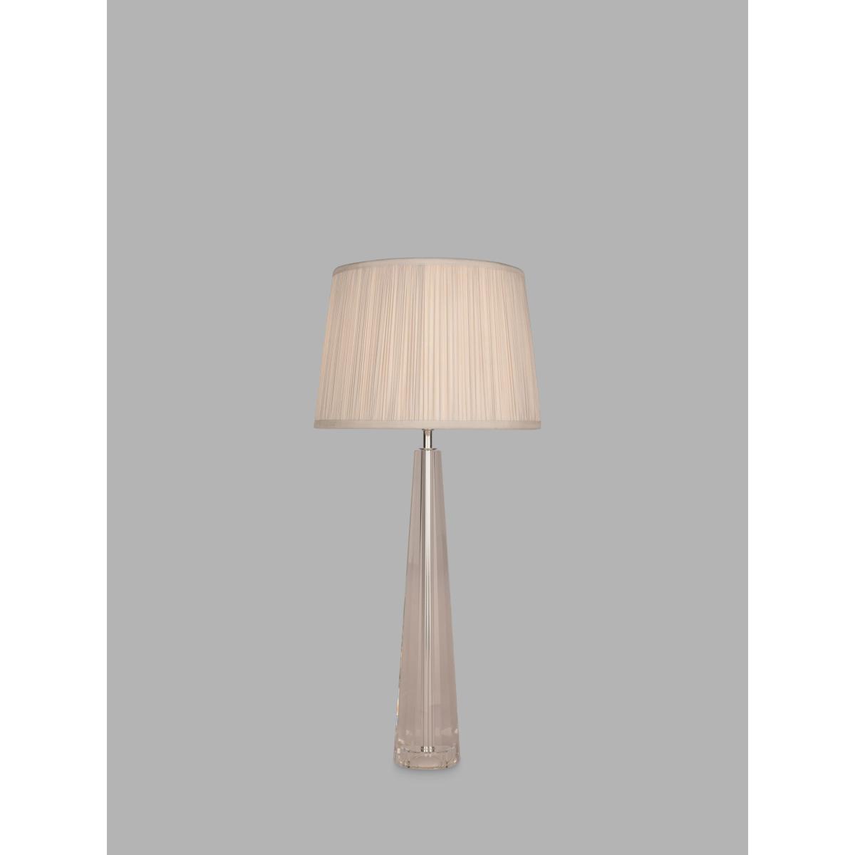Laura Ashley Blake Tall Crystal Glass Table Lamp, Clear – image 1