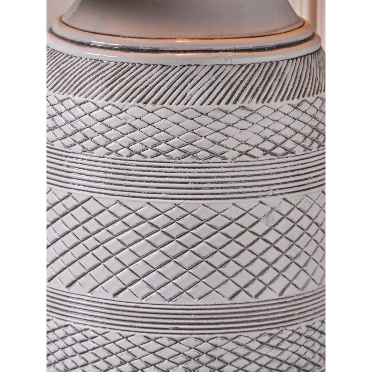 Pacific Lifestyle Kira Stoneware Table Lamp, Grey – image 4
