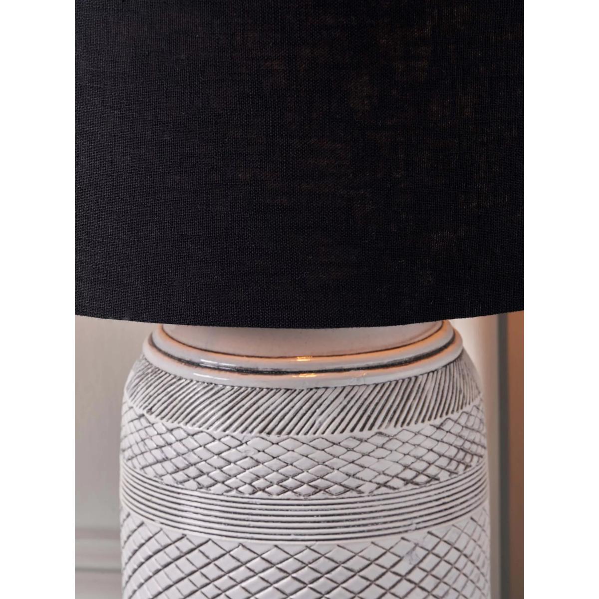 Pacific Lifestyle Kira Stoneware Table Lamp, Grey – image 5