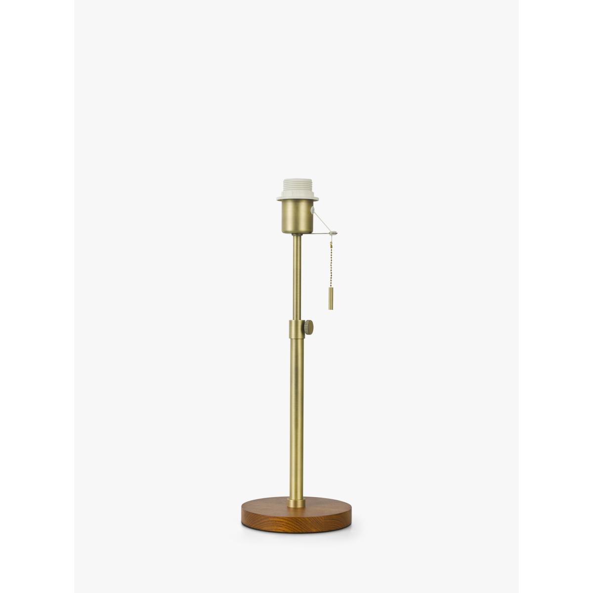 John Lewis Wooden Telescopic Table Lamp Base, Walnut – image 6
