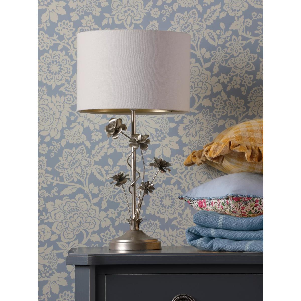 Laura Ashley Lyndale Table Lamp, Silver – image 2
