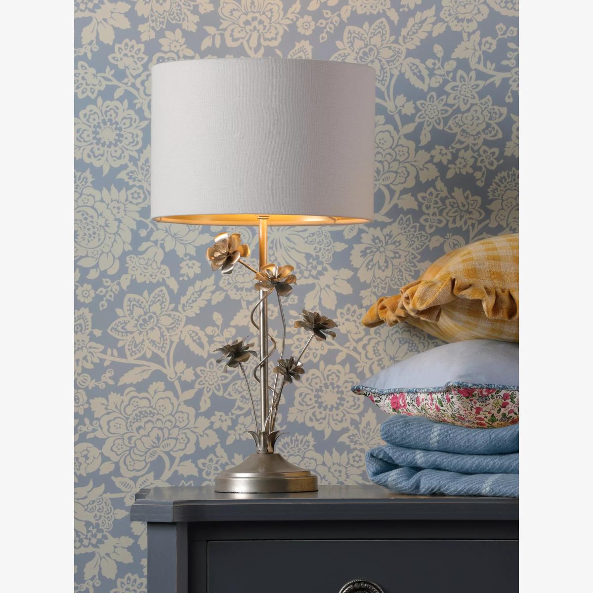 Laura Ashley Lyndale Table Lamp, Silver – image 1