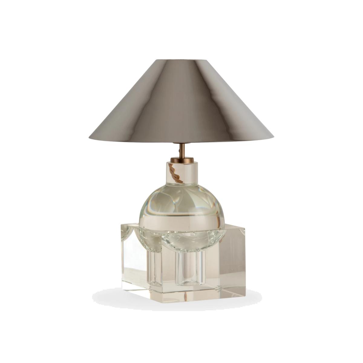 Lights & Lamps x Elle Decoration Edition 1.4 & Edition 1.11 Table Lamp, Clear/Chrome – image 1