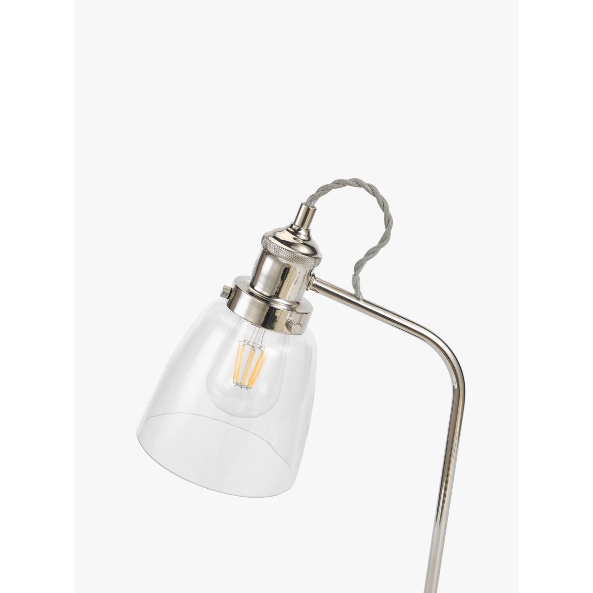 John Lewis Revival Desk Lamp, Polished Nickel – image 2