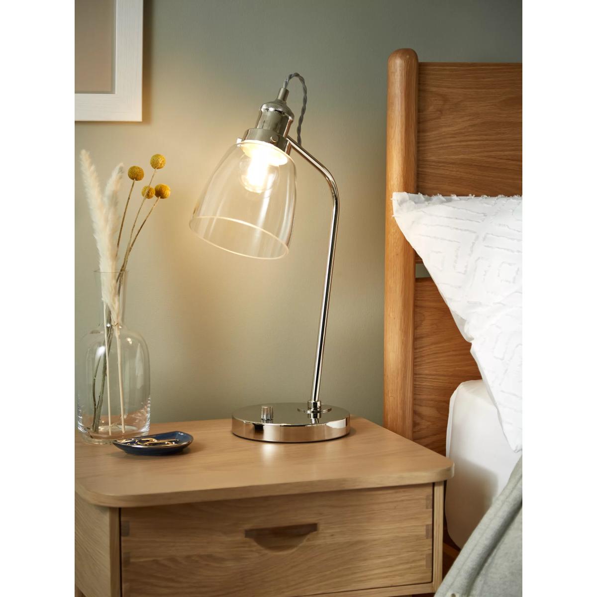 John Lewis Revival Desk Lamp, Polished Nickel – image 3