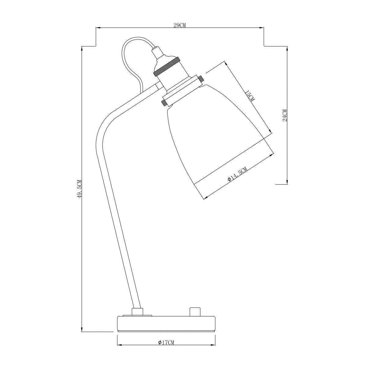 John Lewis Revival Desk Lamp, Polished Nickel – image 7