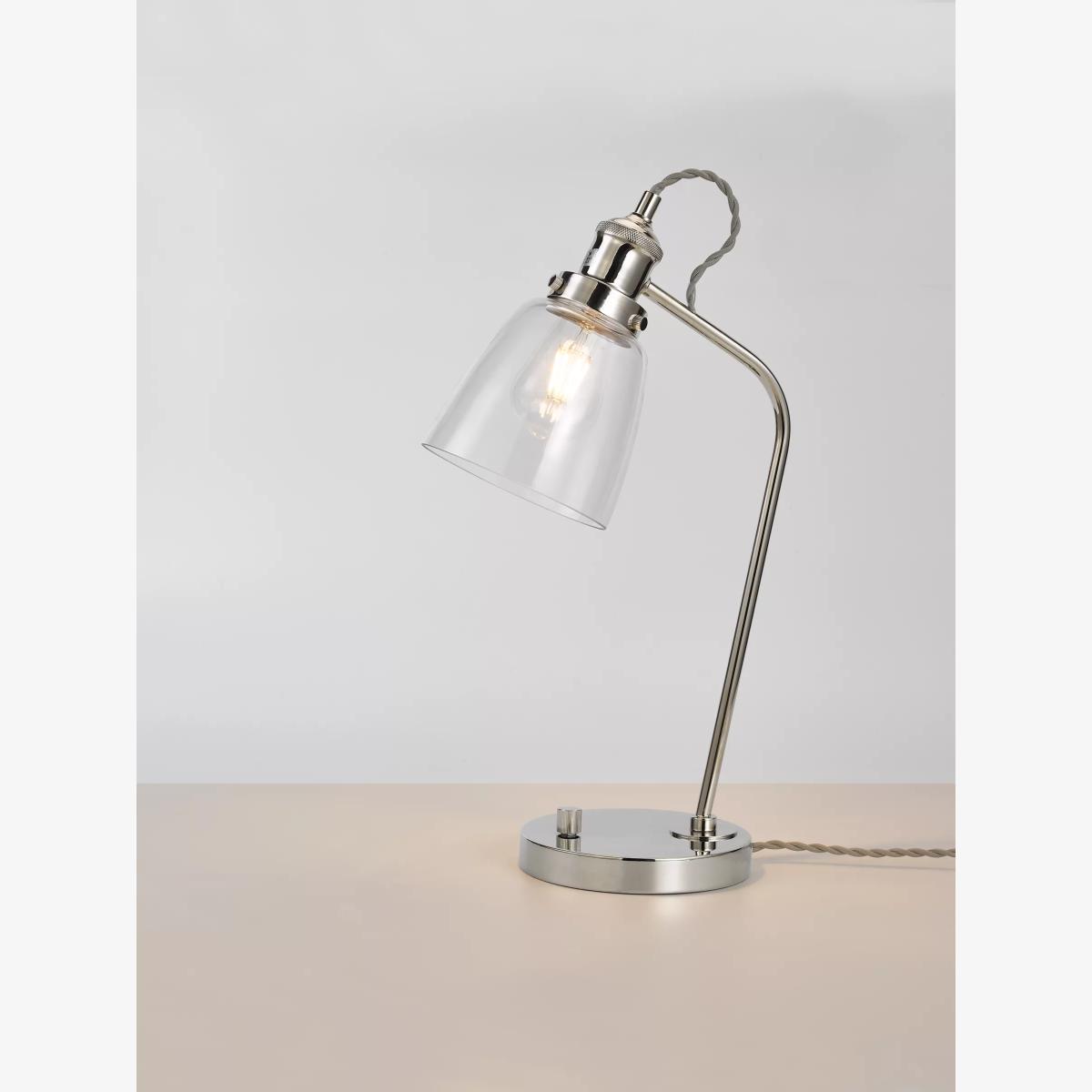 John Lewis Revival Desk Lamp, Polished Nickel – image 1