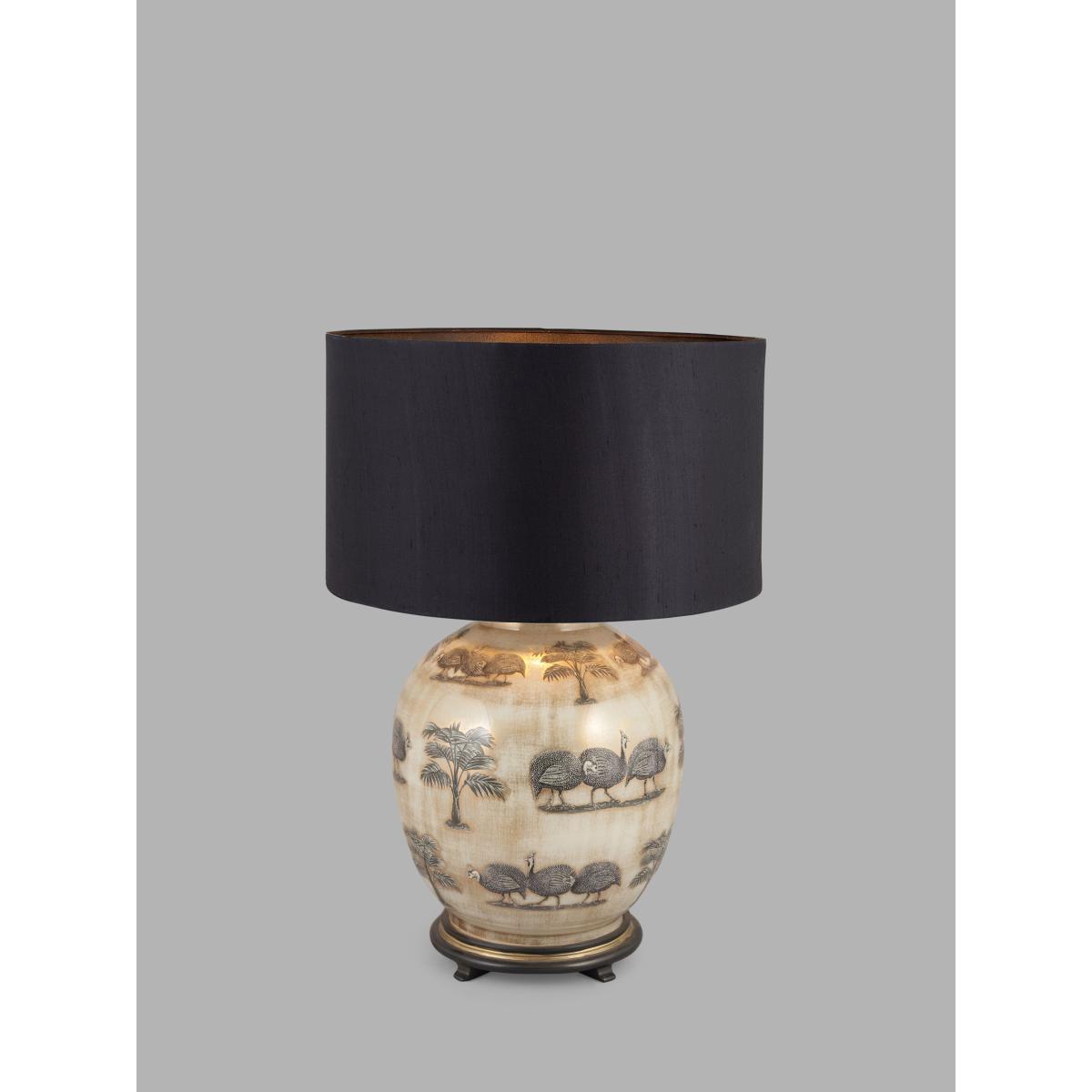 Jenny Worrall Guinea Fowl Glass Lamp Base, Large, Natural, H41.5cm – image 3