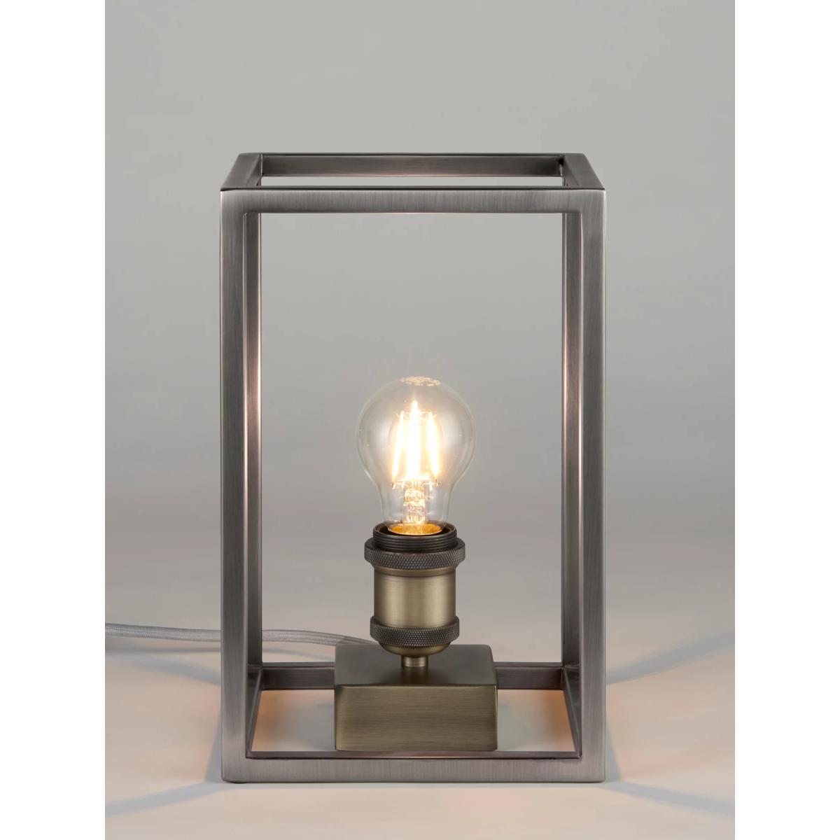John Lewis & Partners Boundary Table Lamp, Brass/Pewter – image 3