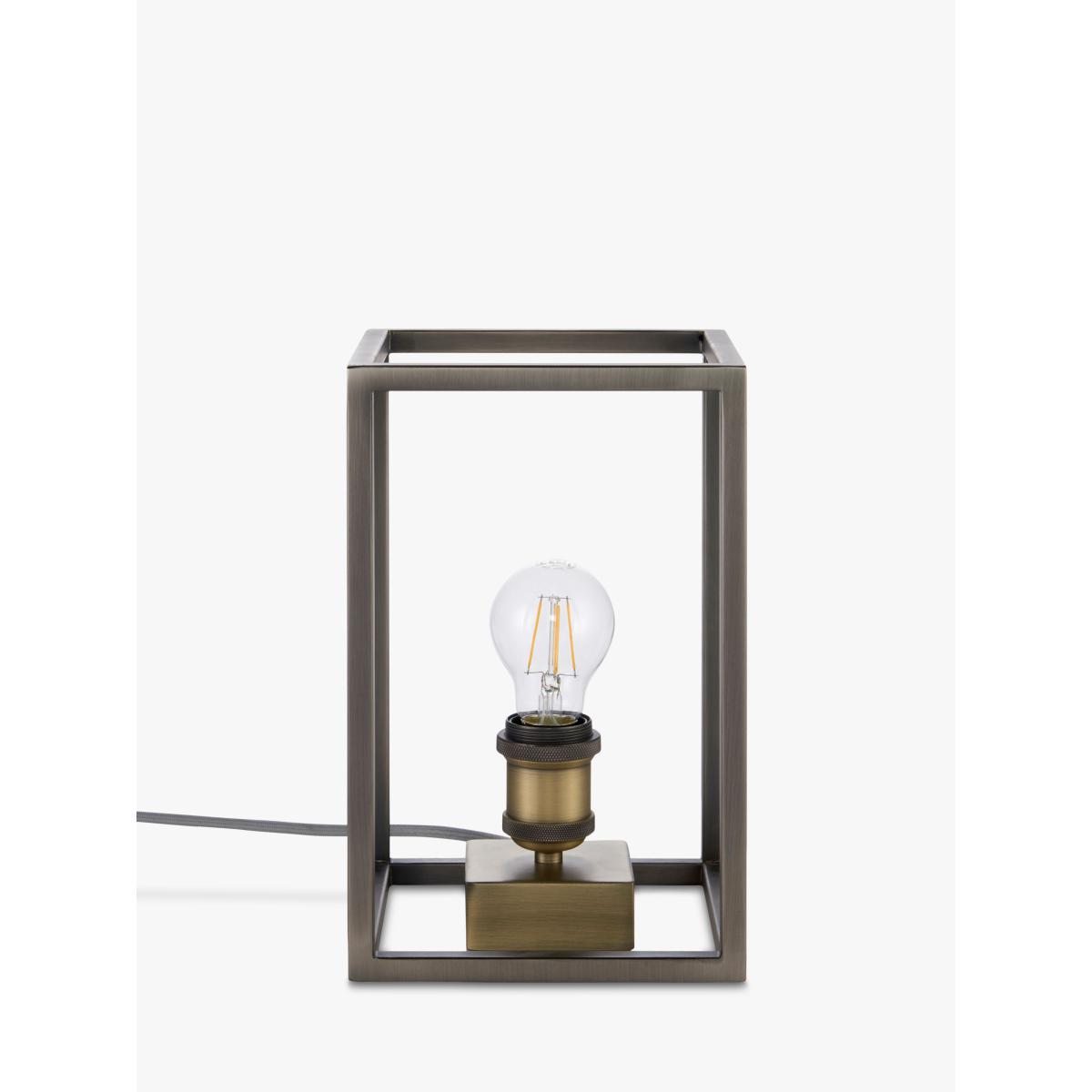 John Lewis & Partners Boundary Table Lamp, Brass/Pewter – image 4