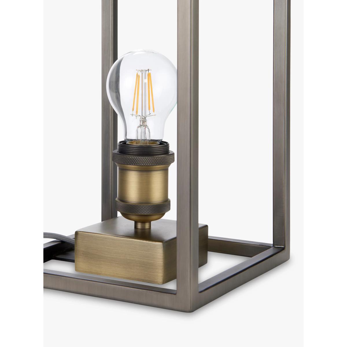 John Lewis & Partners Boundary Table Lamp, Brass/Pewter – image 5