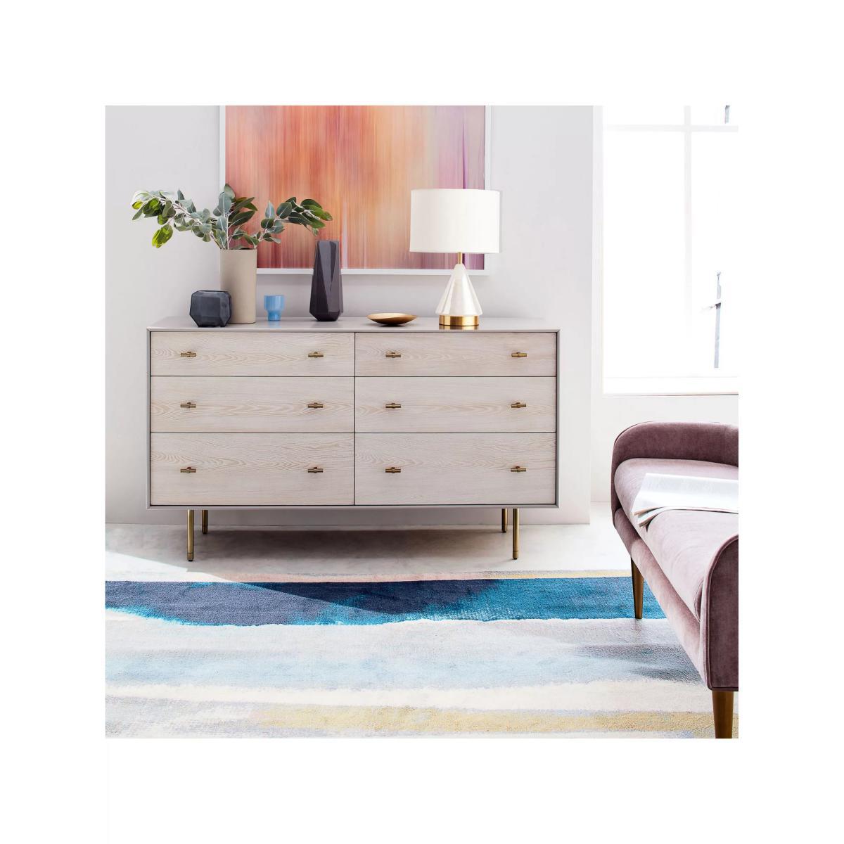 west elm Metalised Glass USB Table Lamp – image 4