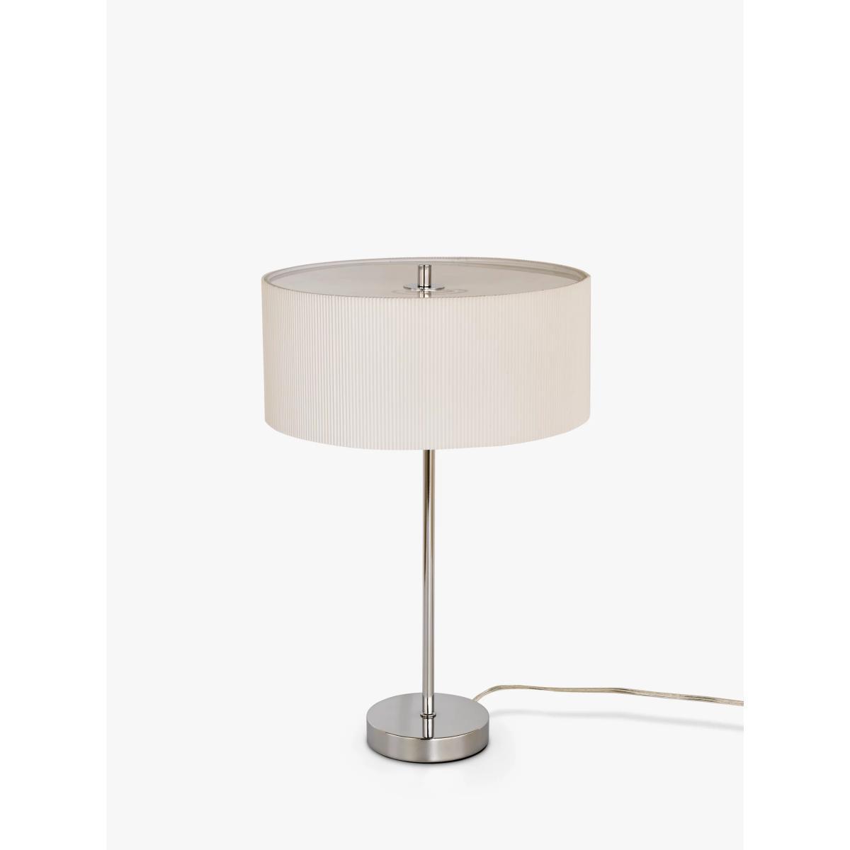 John Lewis & Partners Micropleat Table Lamp, Polished Chrome – image 3