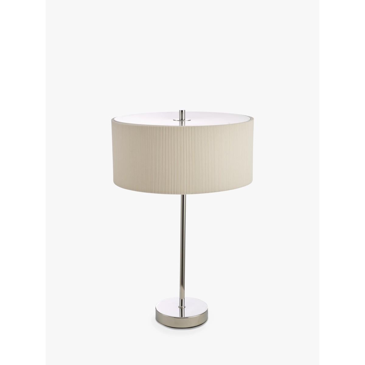 John Lewis & Partners Micropleat Table Lamp, Polished Chrome – image 4
