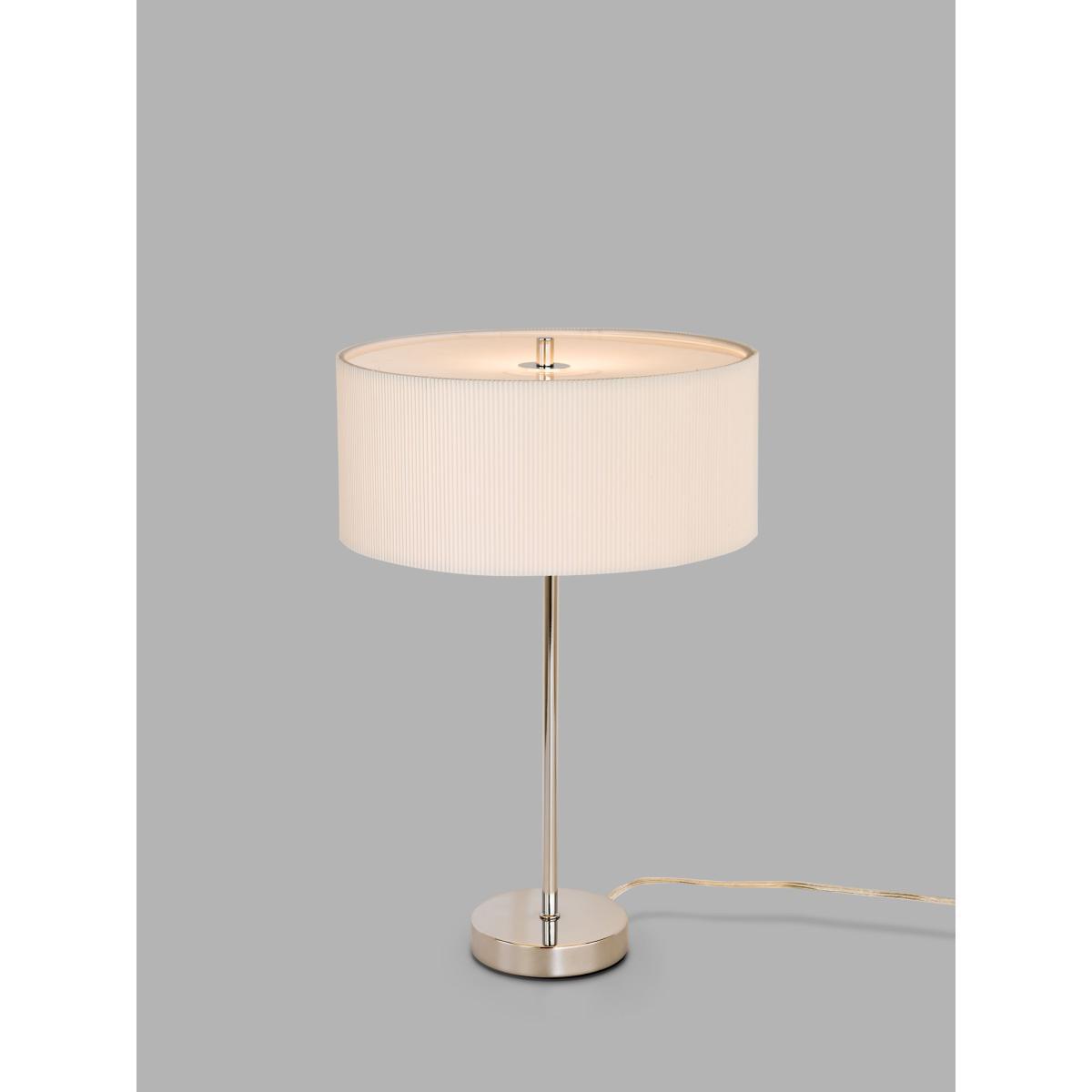 John Lewis & Partners Micropleat Table Lamp, Polished Chrome – image 1