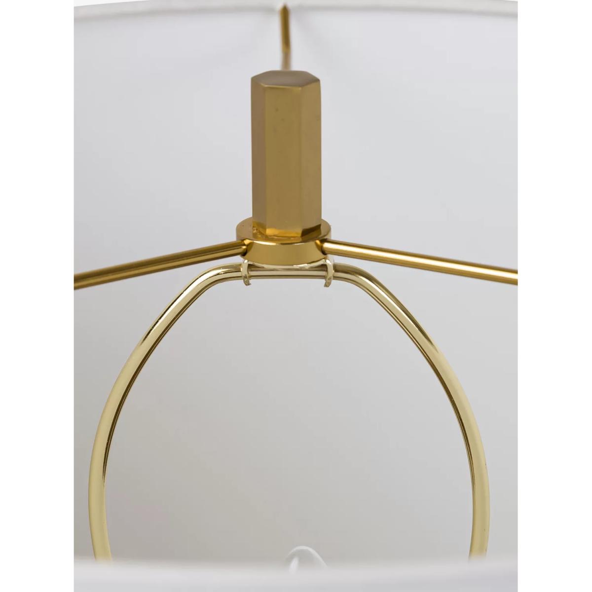 Pure White Lines Mosman Alabaster Table Lamp, White – image 7