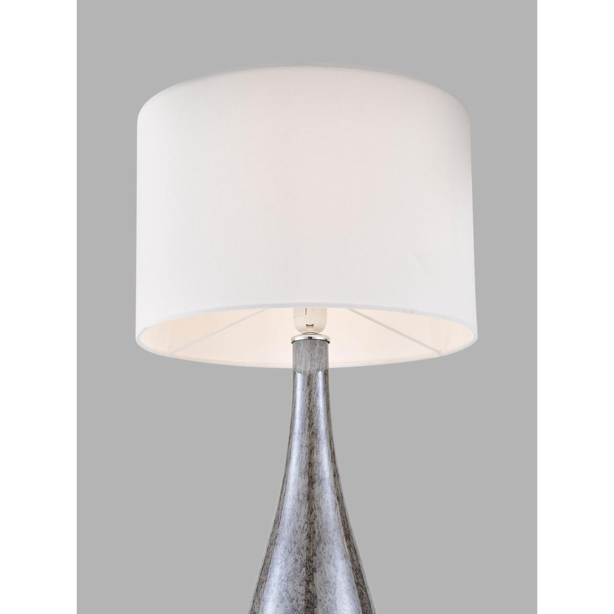 John Lewis Teardrop Glass Table Lamp, Grey – image 2