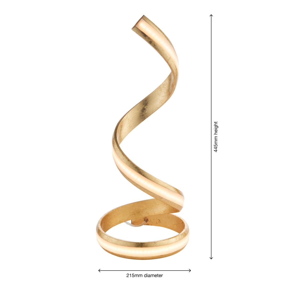 Bay Lighting Esther LED Table Lamp, Metallic Gold – image 5