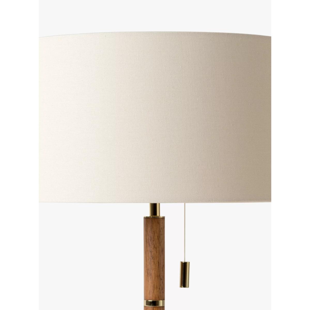 houseof Wood & Metal Disc Table Lamp, Brass – image 3