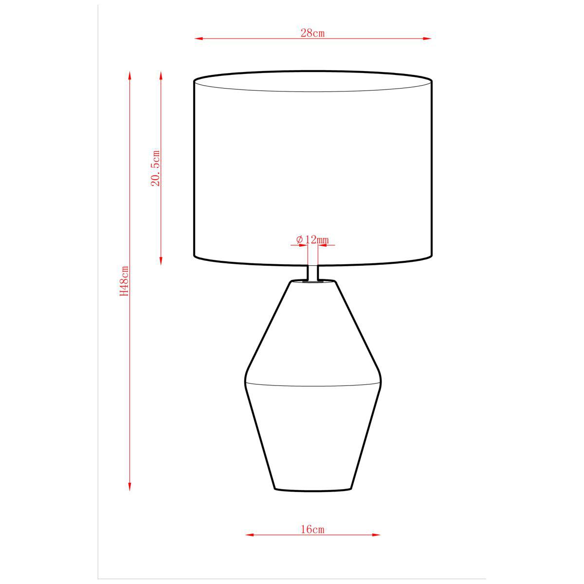 John Lewis & Partners Ada Dual Lit Glass Table Lamp, White/Grey – image 8