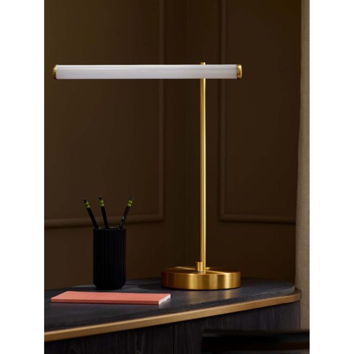 west elm Light Rods LED Table Lamp, Antique Brass – image 2