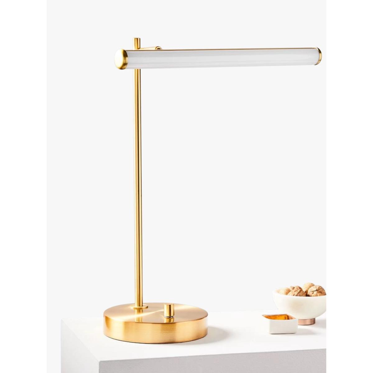 west elm Light Rods LED Table Lamp, Antique Brass – image 3