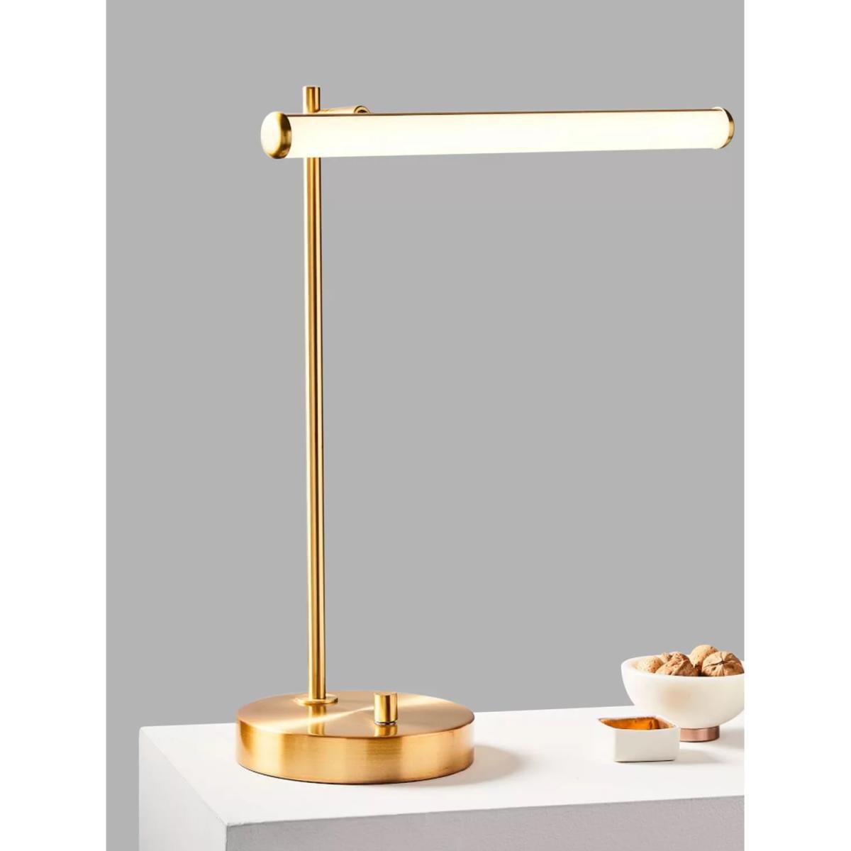 west elm Light Rods LED Table Lamp, Antique Brass – image 4