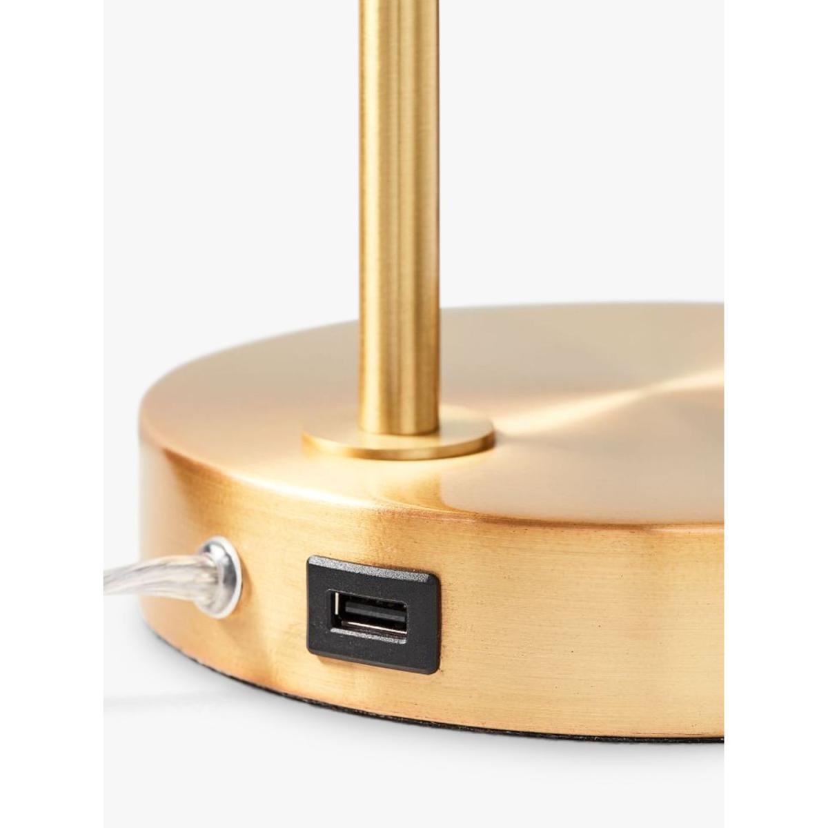 west elm Light Rods LED Table Lamp, Antique Brass – image 5