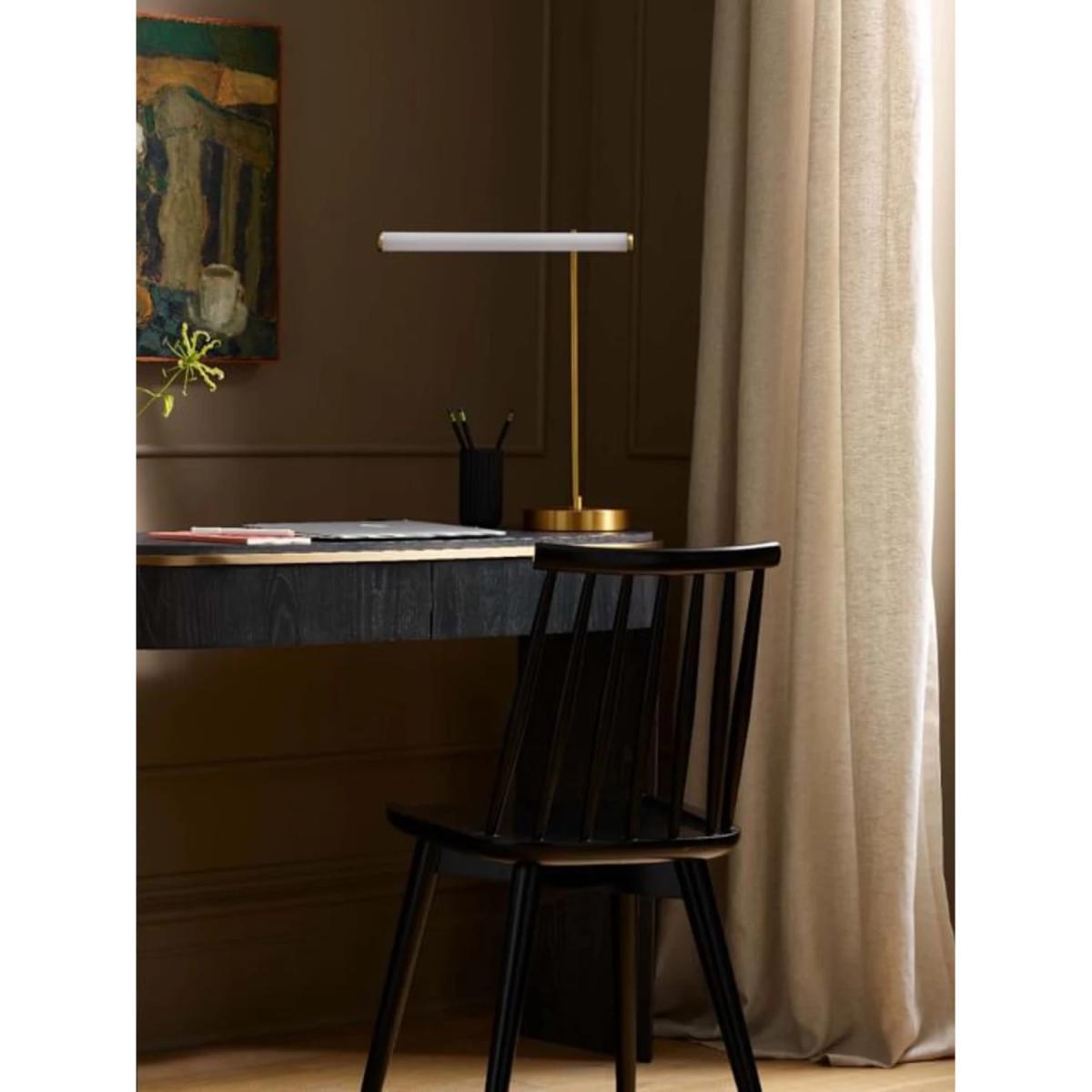west elm Light Rods LED Table Lamp, Antique Brass – image 7