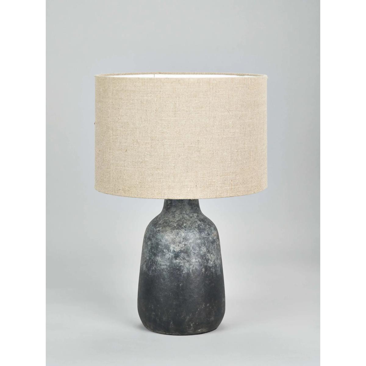 Pacific Lifestyle Vulcan Stoneware Table Lamp, Grey – image 2