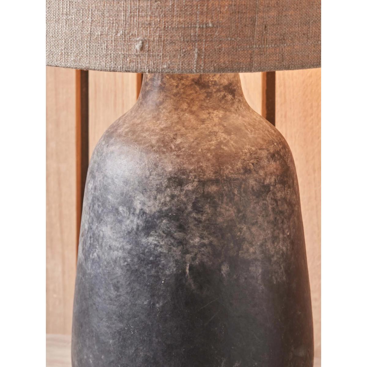 Pacific Lifestyle Vulcan Stoneware Table Lamp, Grey – image 5