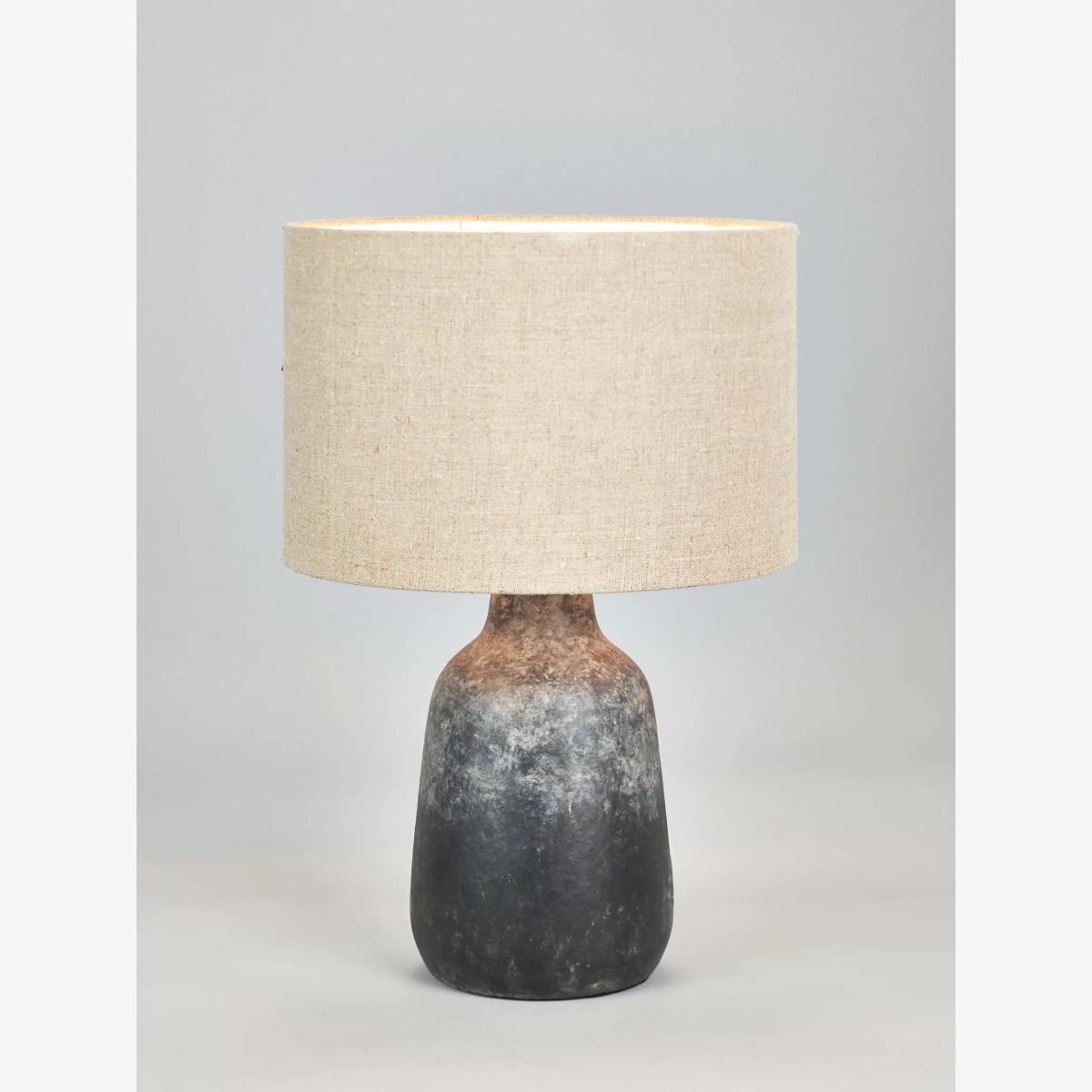 Pacific Lifestyle Vulcan Stoneware Table Lamp, Grey – image 1