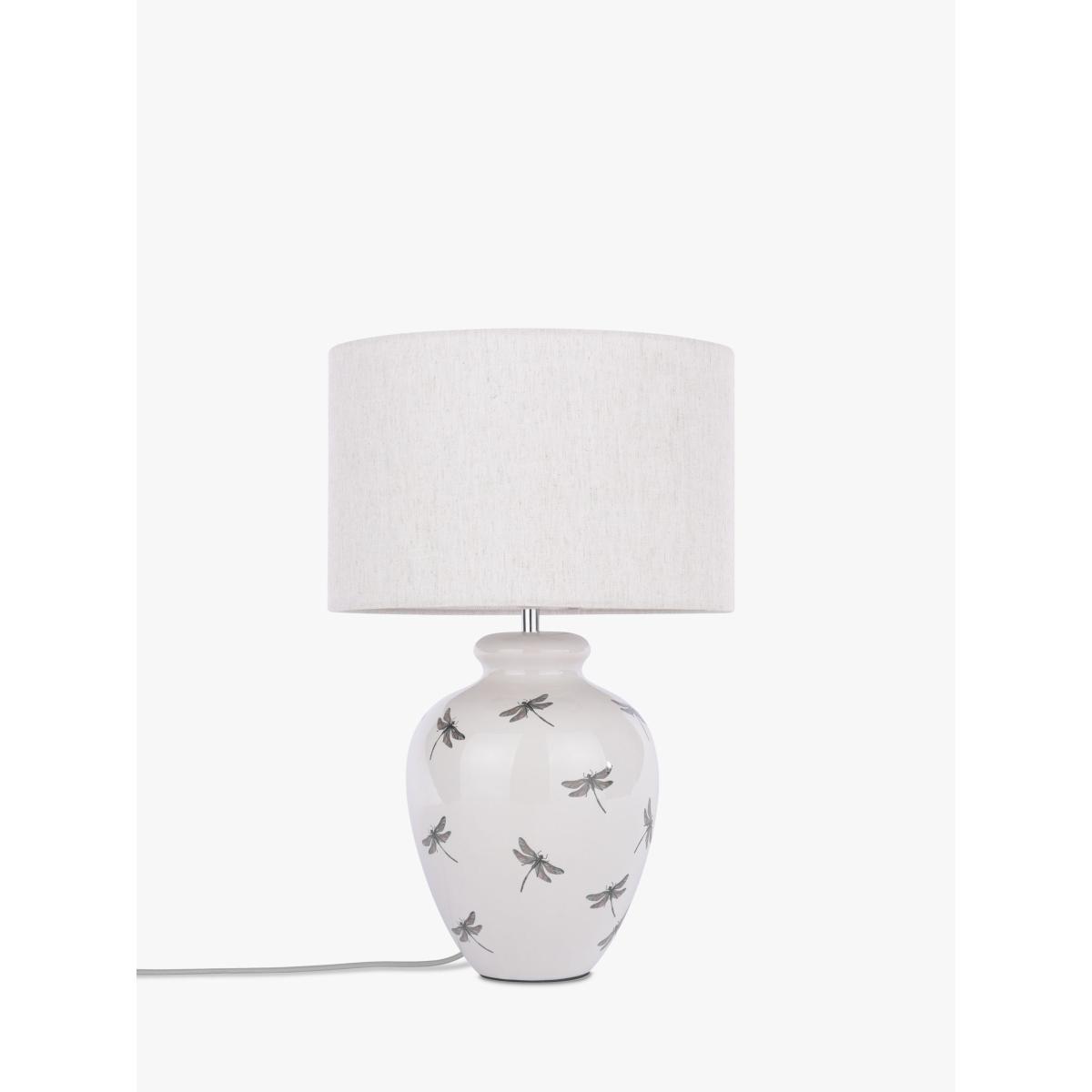 John Lewis & Partners Dragonfly Ceramic Table Lamp, Natural – image 2