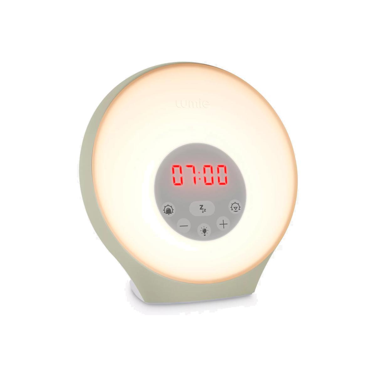 Lumie Sunrise Alarm Wake up to Daylight Table Lamp, White – image 1