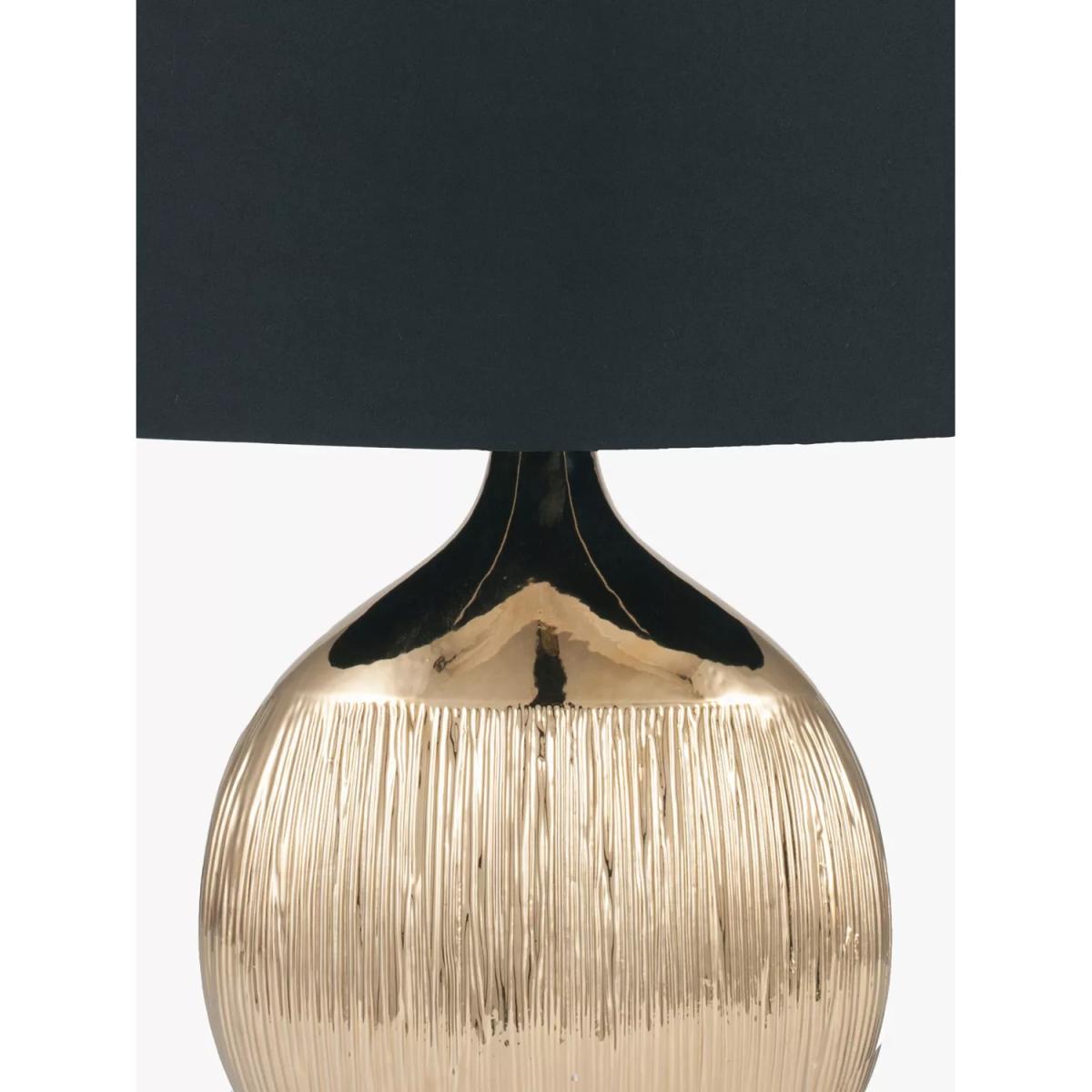 Pacific Lifestyle Gemini Textured Table Lamp, Gold – image 2