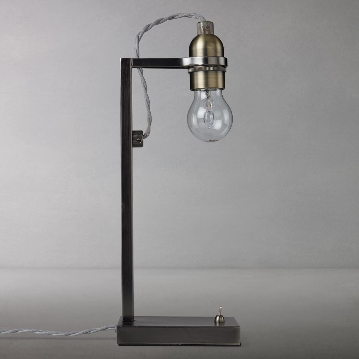 John Lewis & Partners Bistro Desk Lamp, Pewter – image 3