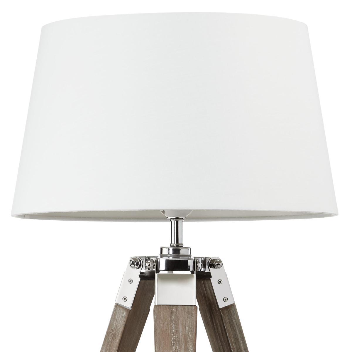 John Lewis & Partners Jacques Tripod Table Lamp, Grey – image 5