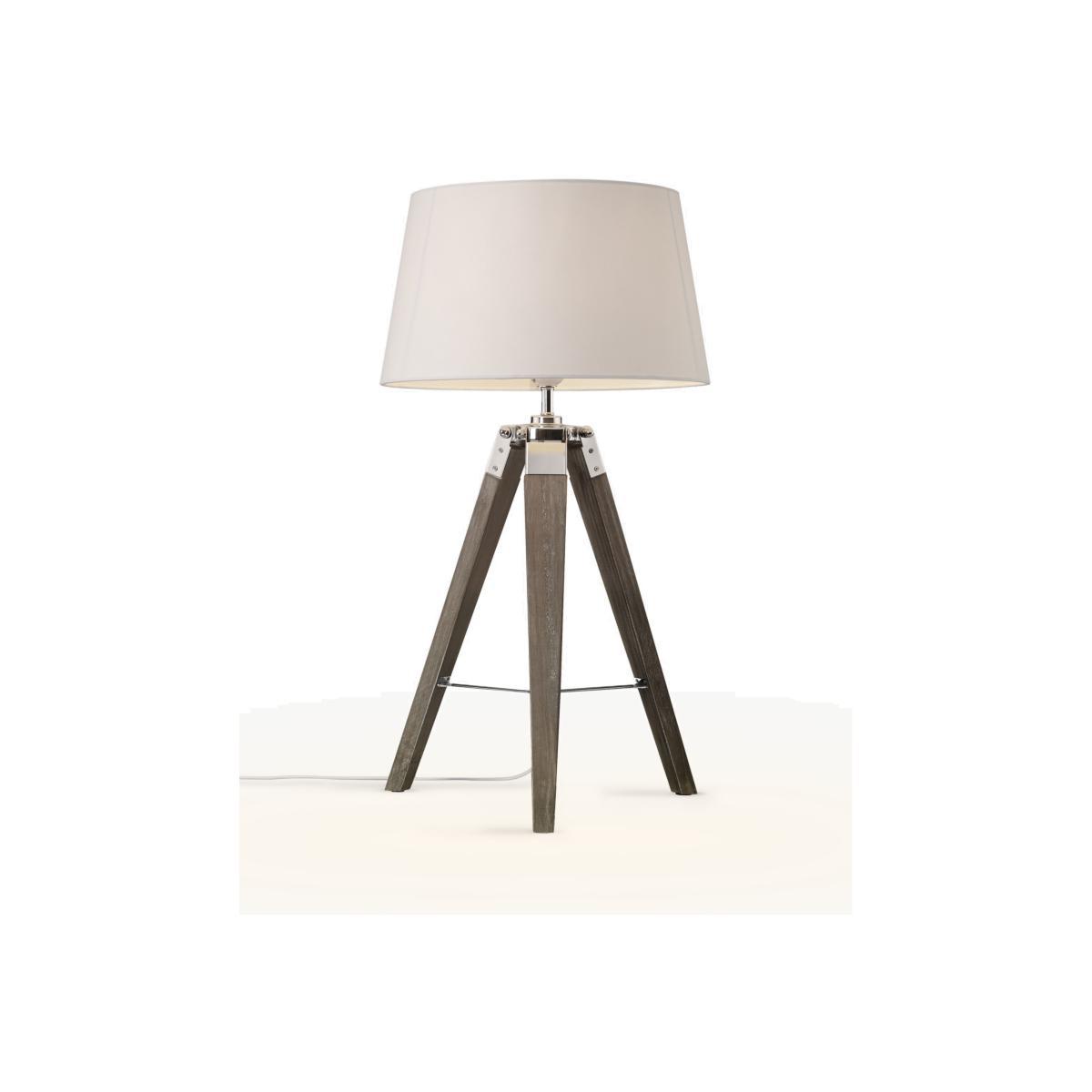 John Lewis & Partners Jacques Tripod Table Lamp, Grey – image 1