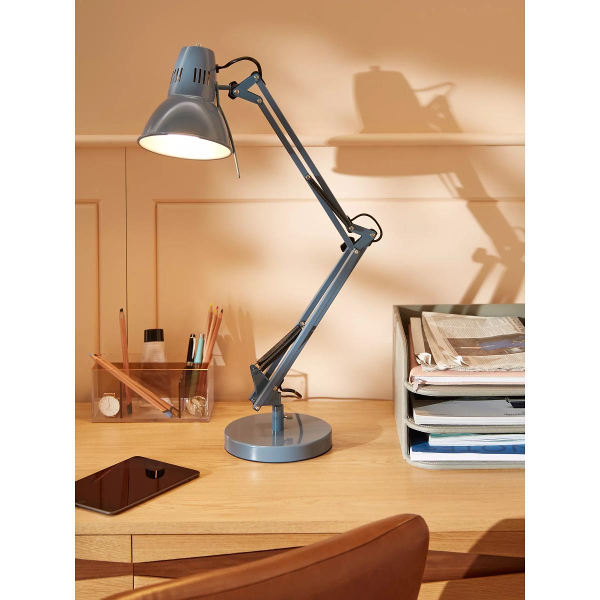 John Lewis & Partners Elliott Desk Lamp, Gloss Slate Blue – image 2