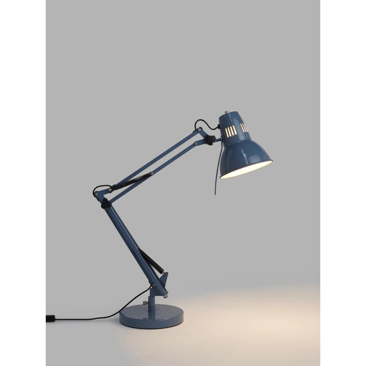 John Lewis & Partners Elliott Desk Lamp, Gloss Slate Blue – image 1