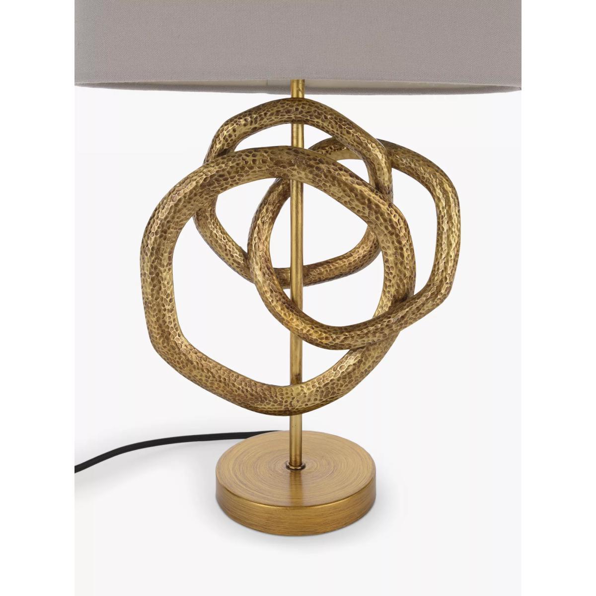 John Lewis & Partners Rings Table Lamp, Gold – image 3