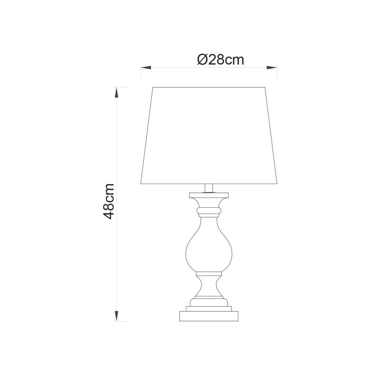Bay Lighting Sammie Wooden Table Lamp – image 3