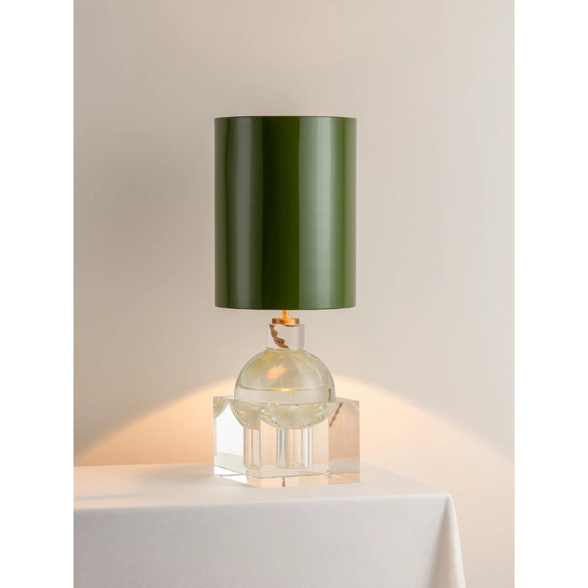 Lights & Lamps x Elle Decoration Edition 1.4 & Edition 1.7 Table Lamp, Clear/Green – image 2